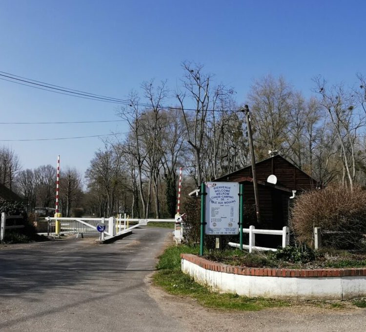 Entrée du camping