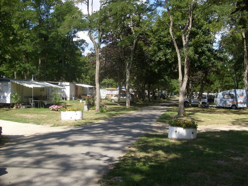 Vue d'ensemble du camping